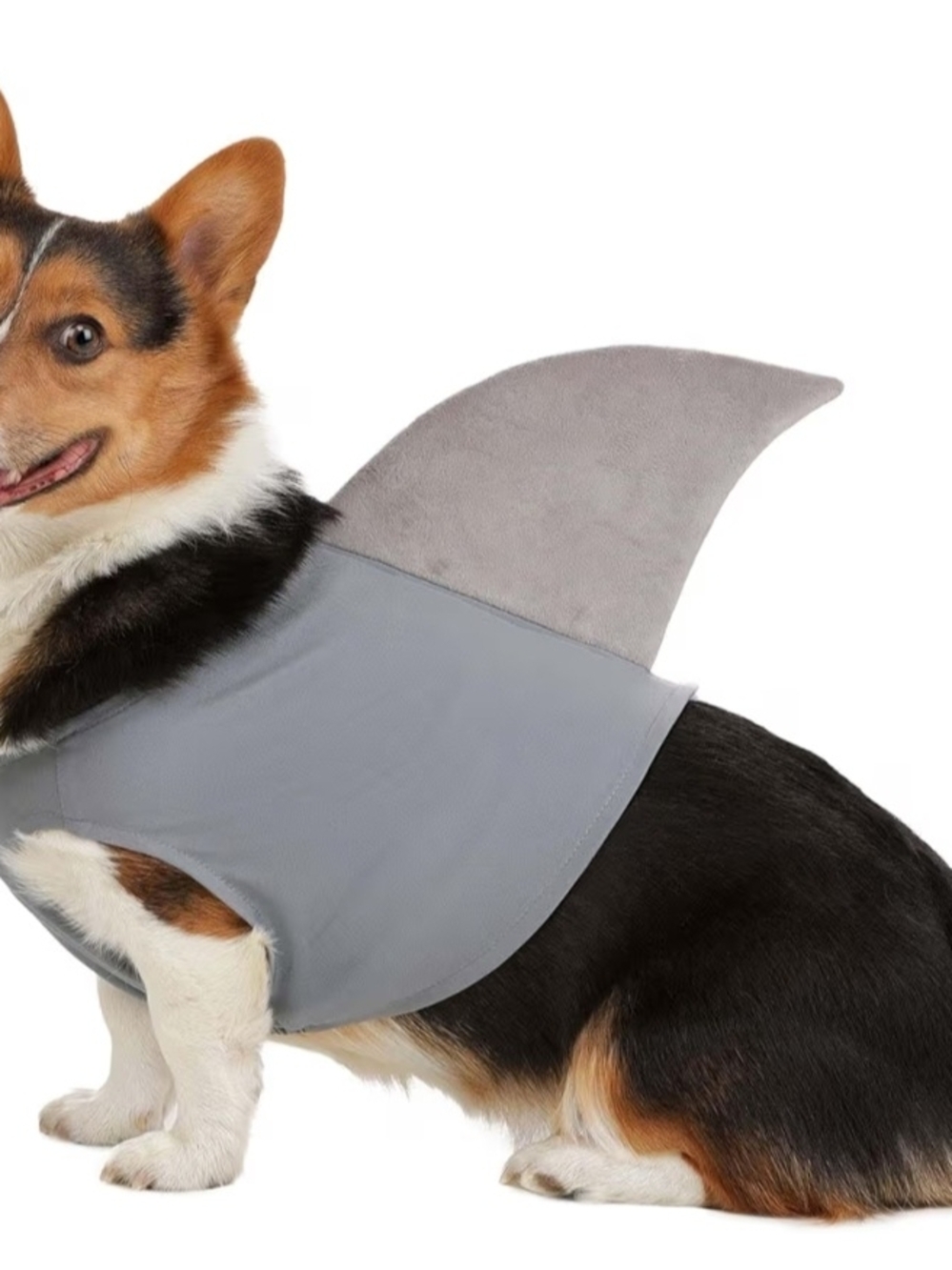 Gray Shark Fin Dog Costume Vest - Picture 2 of 2